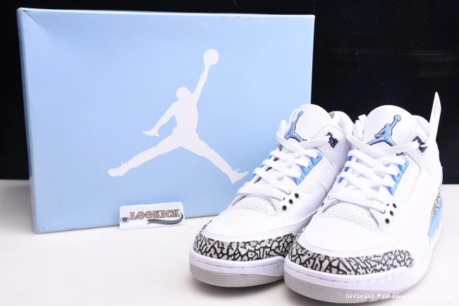 Official Maikesneakers UNC CT8532-104 Jordan 3 Air 0724